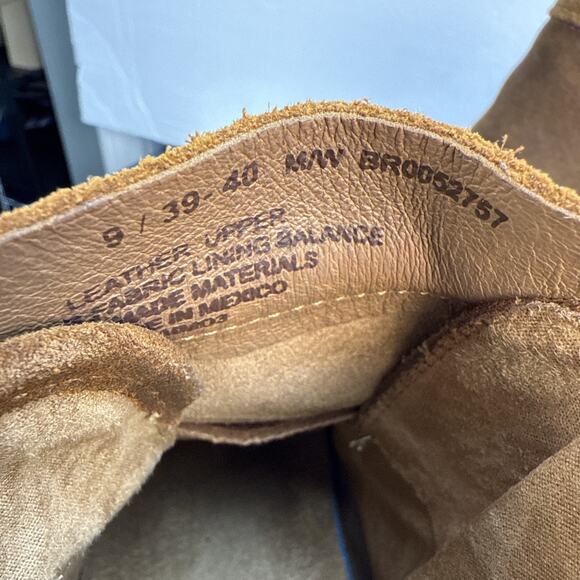 Born Women’s 9 Moraga Brown Suede Buckle Zip Boho Ankle Comfort Boots EUC - Picture 5 of 10